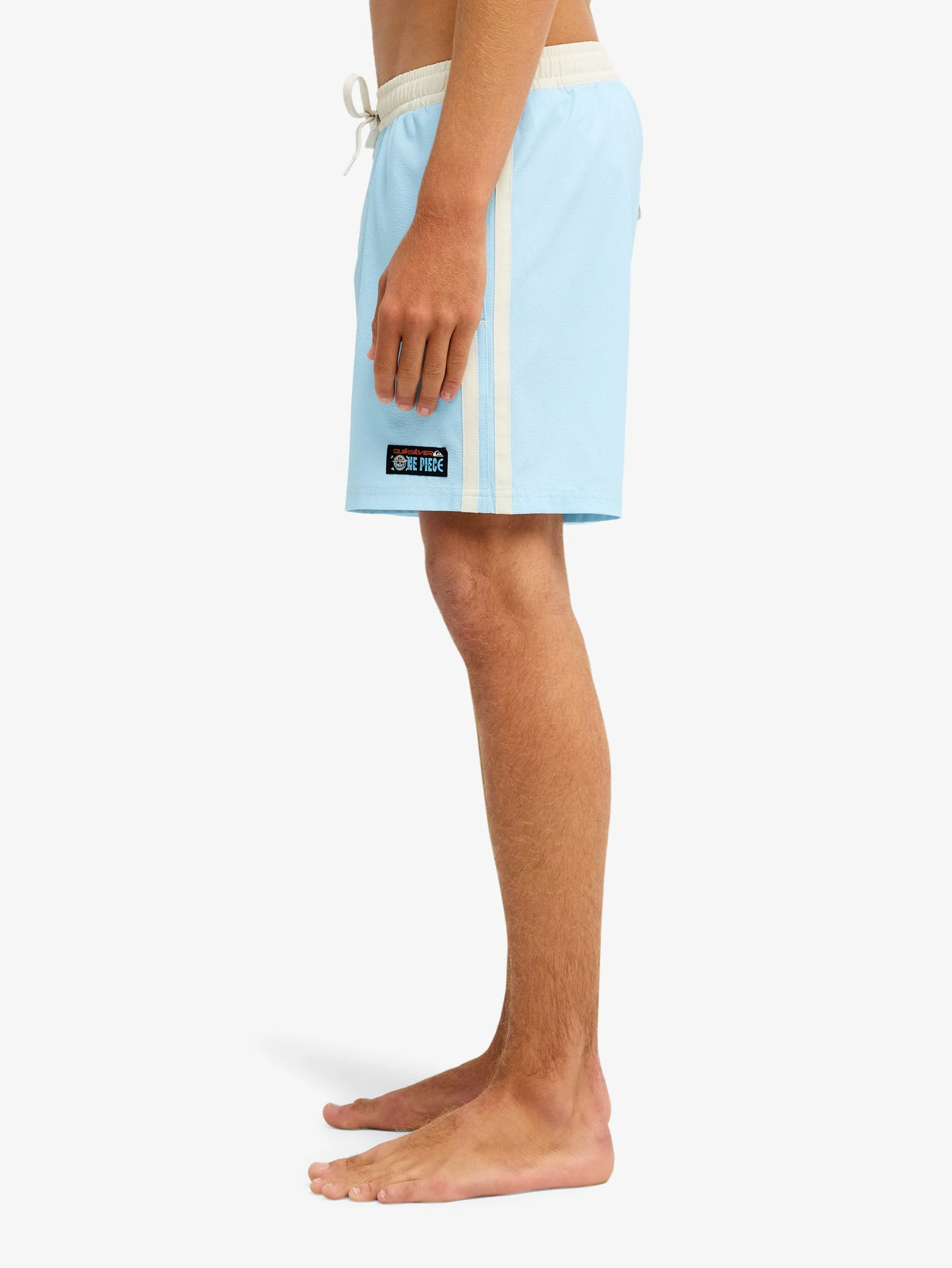 Mens One Piece Solid Volley 16" Swim Shorts - Image 3