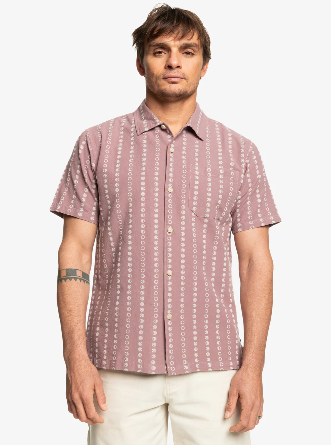 Mens Lunar Phases Casual Shirt - Image 3