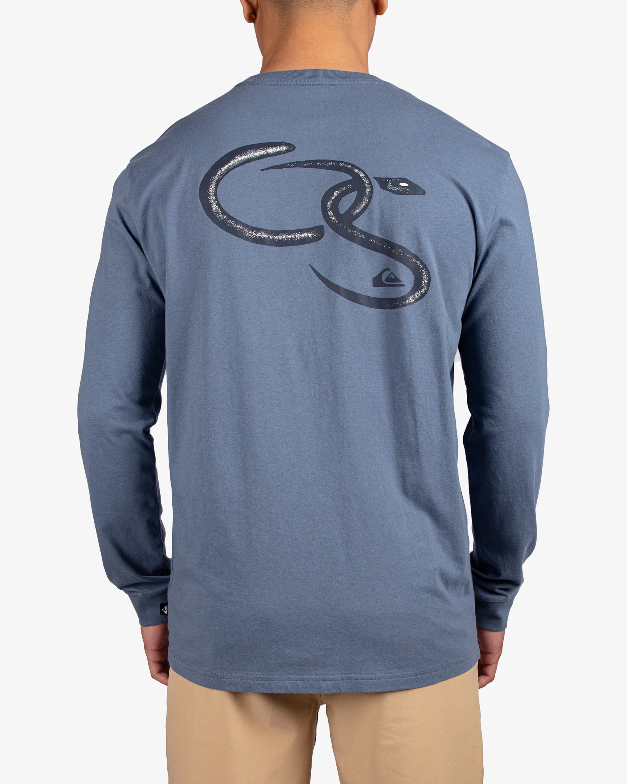 Mens QS Snake Long Sleeve T-Shirt - Image 2